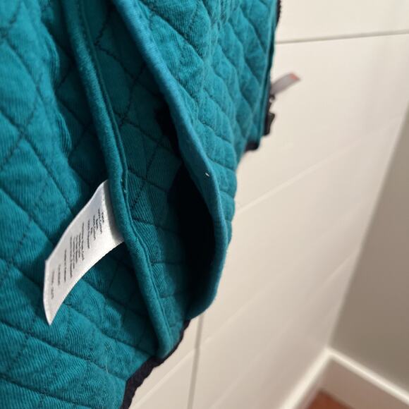 Talbots Quilted Sleeveless Vest Deep Navy Blue Size Petitie - Picture 6 of 10